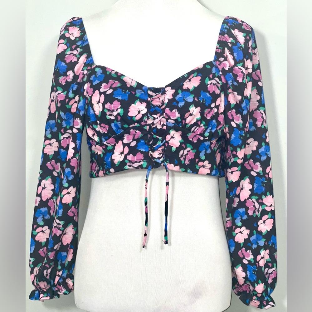 Miss Selfridge Floral Long Sleeve Top